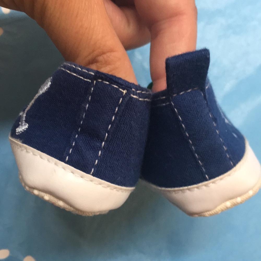 Baby Gear baseball shoes baby walkers blue 3-6 m - Picture 6 of 8